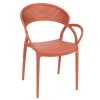 Home Déco Factory Chaise Exterieur Terracotta En Plastique Sacha Empilable -SEMA design Boutique 633478 FRN01 WEB