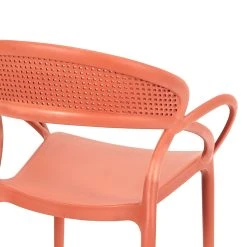 Home Déco Factory Chaise Exterieur Terracotta En Plastique Sacha Empilable -SEMA design Boutique 633478 FRN05 WEB