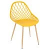Home Déco Factory Chaise De Jardin En Plastique Jaune - Malaga -SEMA design Boutique 633480 FRN01 WEB