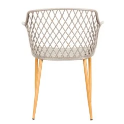 Home Déco Factory Fauteuil De Jardin Gris Taupe En Plastique Malaga -SEMA design Boutique 633484 FRN04 WEB