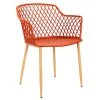 Home Déco Factory Fauteuil De Jardin Terracotta En Plastique Malaga -SEMA design Boutique 633485 FRN01 WEB