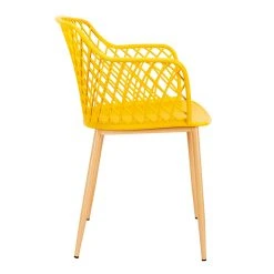 Home Déco Factory Fauteuil De Jardin Jaune En Plastique Malaga -SEMA design Boutique 633488 FRN03 WEB