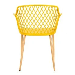 Home Déco Factory Fauteuil De Jardin Jaune En Plastique Malaga -SEMA design Boutique 633488 FRN04 WEB