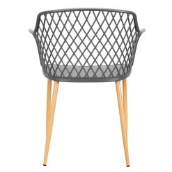 Home Déco Factory Fauteuil De Jardin Gris En Plastique Malaga -SEMA design Boutique 633490 FRN04 WEB