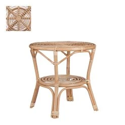 Mica Décorations Table D'appoint En Rotin -zambia
