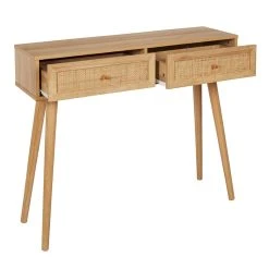 Home Déco Factory Console 2 Tiroirs En Bois Naturel - Baia 9 Home Déco Factory Console 2 Tiroirs En Bois Naturel - Baia -SEMA design Boutique 633652 FRN03 WEB