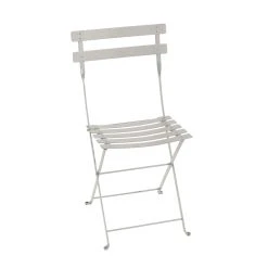 Fermob Chaise D'exterieur En Acier Gris Argile - Bistro