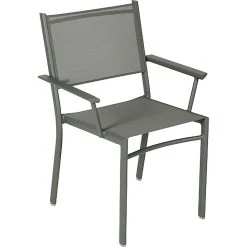Fermob Fauteuil De Jardin Gris Romarin Bridge Costa