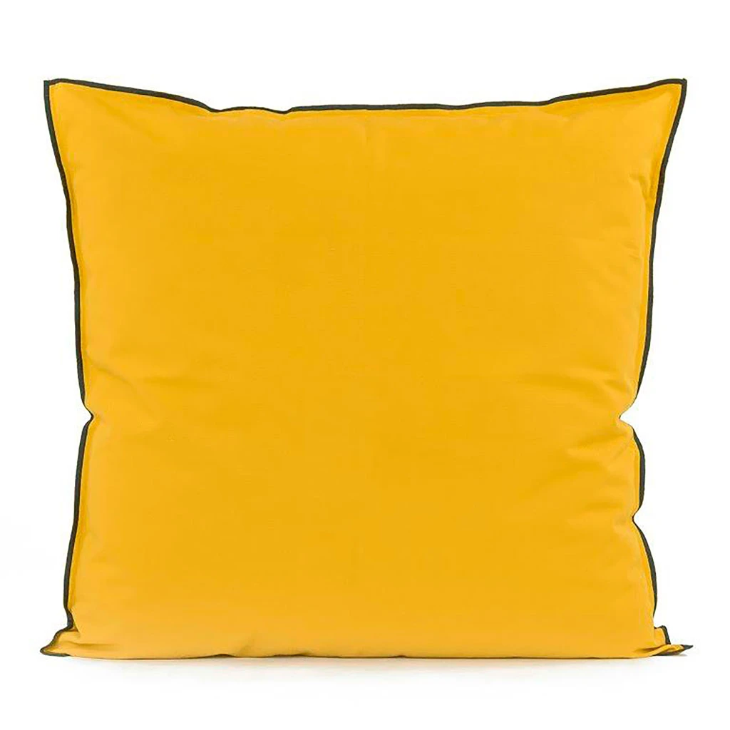 HARMONY HAOMY Housse De Coussin Exterieur 80x80cm Curry - Bimini 3 HARMONY HAOMY Housse De Coussin Exterieur 80x80cm Curry - Bimini