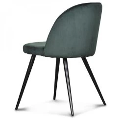 Opjet Chaise Salle à Manger En Velours Vert Menthe - Ingrid -SEMA design Boutique 635f3 vert 3