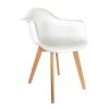 Home Déco Factory Fauteuil Scandinave Blanc -SEMA design Boutique 638116 FRN01 WEB