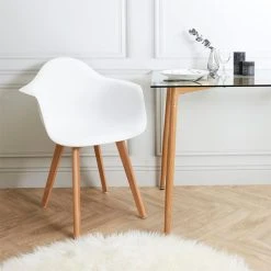 Home Déco Factory Fauteuil Scandinave Blanc -SEMA design Boutique 638116 FRN06 WEB
