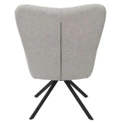 Home Déco Factory Fauteuil De Salon Pivotant En Tissus Gris - Wamy -SEMA design Boutique 638123 FRN04 WEB