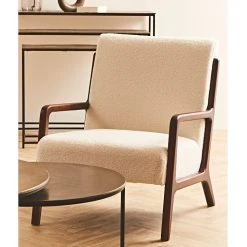 Zago Fauteuil En Bouclette écru Et Pin - Nala 12 Zago Fauteuil En Bouclette écru Et Pin - Nala -SEMA design Boutique 63de7 annotation 2021 11 19 152631