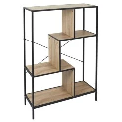 Home Déco Factory Etagère Industrielle En Bois Et Métal H113cm - Edison