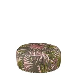 Mica Décorations Pouf Gonflable Feuilles Vert Avec Pompe - Nuno