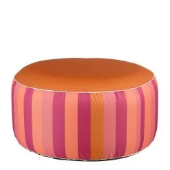 Mica Décorations Pouf Gonflable Ligne Violet Avec Pompe - Novia