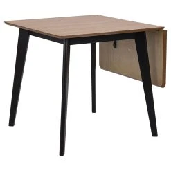 AC Design Table à Manger Avec Rallonge En Plaqué Chêne 120x80cm - Roxy -SEMA design Boutique 643112 FRN03 WEB