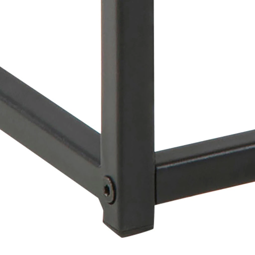 AC Design Table Basse En Plaqué Chêne Et Métal Noir L100cm - Senzo 6 AC Design Table Basse En Plaqué Chêne Et Métal Noir L100cm - Senzo – Image 4