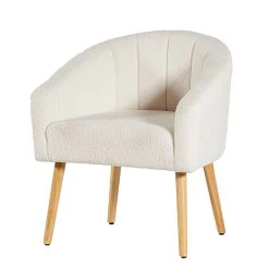 Casita Fauteuil Blanc H76cm - Alara