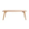 Zago Table Basse Rectangulaire Effet Chêne Naturel 110x50cm - Becka