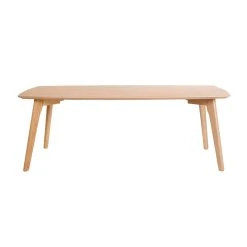 Zago Table Basse Rectangulaire Effet Chêne Naturel 110x50cm - Becka