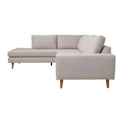 Inside Canapé D'angle Gauche 5 Places André - Tissu Bouclette - Alpine Grey -SEMA design Boutique 647489 FRN04 WEB