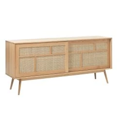 Unique Buffet En Placage Chêne Naturel H80cm - Barrali -SEMA design Boutique 648085 FRN04 WEB