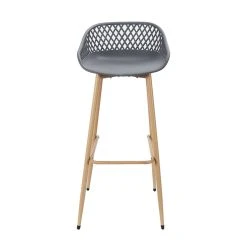 Home Déco Factory Tabouret De Bar Gris H88cm - Malaga