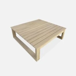 Alice's Garden Salon De Jardin D'angle 5 Places En Acacia Brossé Et Coussins Beige - Havana -SEMA design Boutique 649046 FRN03 WEB