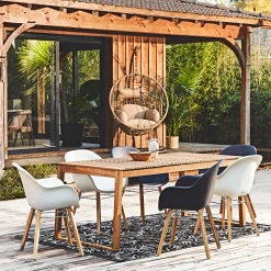 La Forma Table De Jardin En Bois D'acacia 190x90cm - Emili -SEMA design Boutique 68f18 table de jardin en bois