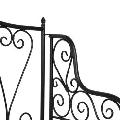 Comptoir De Famille Banquette 2 Places En Fer Forge Brun - Volute -SEMA design Boutique 699 DET04 WEB