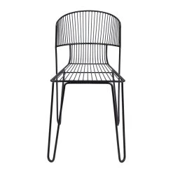 SEMA DESIGN Chaise Salle à Manger En Fer Noir - Sevent's