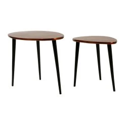 SEMA DESIGN Table Basse Gigogne (lot De 2) En Aluminium Bronze Cuivré