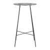 SEMA DESIGN Table Haute Ronde En Fer Noir H109cm - Palmchik -SEMA design Boutique 75947 DEB WEB