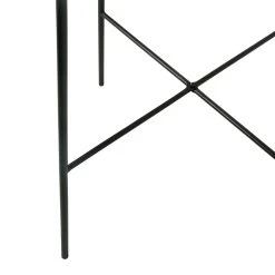 SEMA DESIGN Table Haute Ronde En Fer Noir H109cm - Palmchik -SEMA design Boutique 75947 DET03 WEB