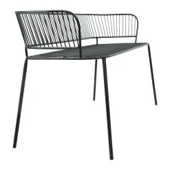 SEMA DESIGN Banquette 2 Places En Fer Noir - Palmchik -SEMA design Boutique 75948 DET03 WEB