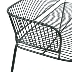 SEMA DESIGN Banquette 2 Places En Fer Noir - Palmchik -SEMA design Boutique 75948 DET04 WEB