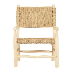 SEMA DESIGN Fauteuil En Osier Naturel