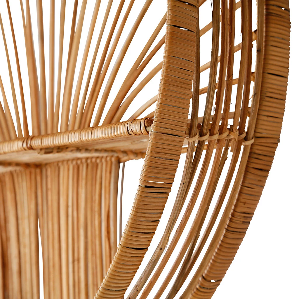 SEMA DESIGN Etagere Murale Ronde En Rotin Naturel - Floraly 5 SEMA DESIGN Etagere Murale Ronde En Rotin Naturel - Floraly – Image 3