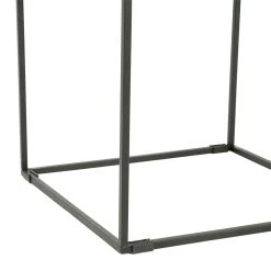 SEMA DESIGN Table Gigogne (x2) En Marbre Blanc Et Fer Noir - Eskela -SEMA design Boutique 76579 DET03 WEB