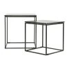 SEMA DESIGN Table Gigogne (x2) Carré En Fer Noir - Carre -SEMA design Boutique 76581 DEB WEB