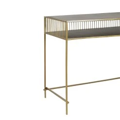 SEMA DESIGN Bureau En Fer Doré Et Noir - Palmchik -SEMA design Boutique 76582 DET03 WEB