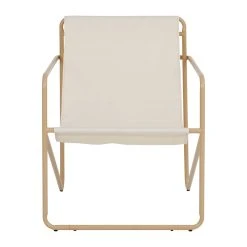 SEMA DESIGN Fauteuil Naturel En Tissu Et Fer - Madeira