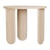 SEMA DESIGN Table Appoint Effet Bois Naturel - Folky