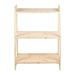 SEMA DESIGN Etagère 3 Niveaux En Pin Naturel H86cm