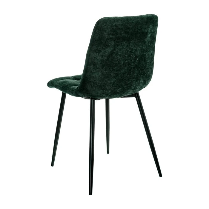 Ixia Chaise Salle à Manger En Tissu Vert - Mony 6 Ixia Chaise Salle à Manger En Tissu Vert - Mony – Image 4