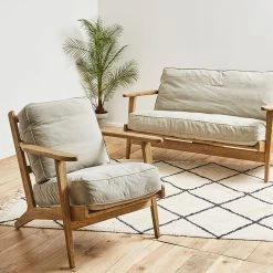 Côté Table Canapé 2 Places Laureli Gris En Chêne 13 Côté Table Canapé 2 Places Laureli Gris En Chêne -SEMA design Boutique a0d7c 33508 situ06 web