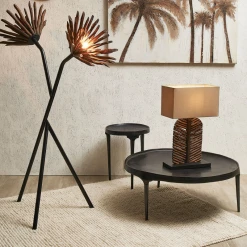 Côté Table Table Basse Irrégulière Noir - Aceri -SEMA design Boutique bb473 table basse moderne forme irreguliere en noire