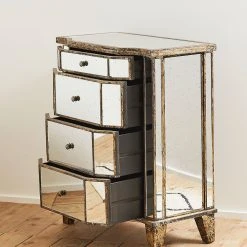 Côté Table Commode En Bois Miroir Patine 4 Tiroirs H88cm -SEMA design Boutique c85d4 24212 situ02 web